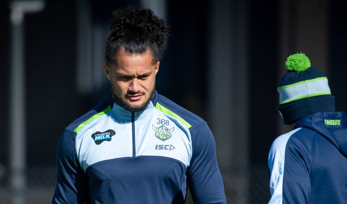 Corey Harawira-Naera is desperate to repay the Raiders after they stuck by him following his drink-driving conviction. Picture: Elesa Kurtz