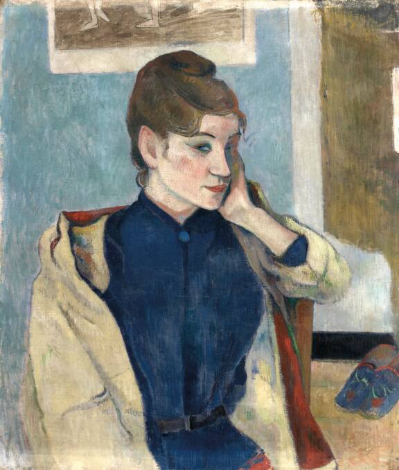 Paul Gauguin, Portrait of Madeleine Bernard, 1888.
