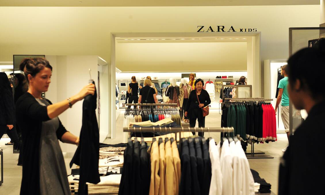 Grand opening of Zara in the Canberra Centre. Picture by Colleen Petch