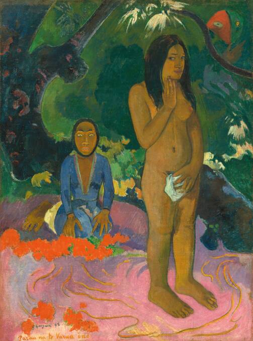 Paul Gauguin, Parau na te varua ino (Words of the devil), 1892.