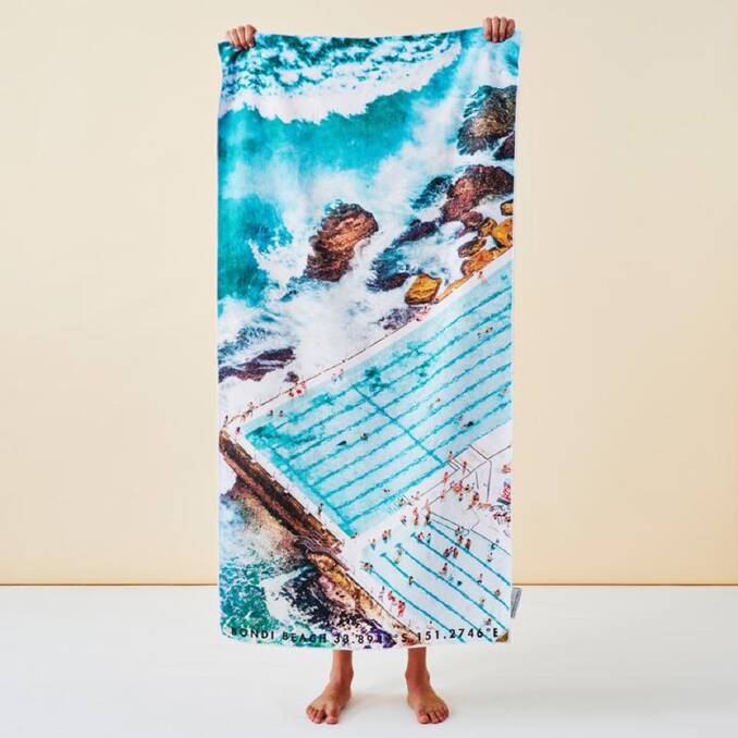 Beach towel, $69. nma.gov.au