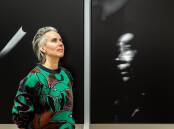 Amos Gebhardt with Alexis with moon, winner of the 2024 National Photographic Portrait Prize. Picture by Karleen Minney
