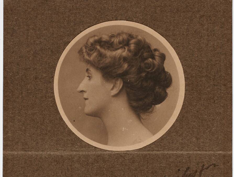 Dora Ohlfsen depicted in a portrait by M Shadwell Clerke, 1908. Picture courtesy of Art Gallery of NSW