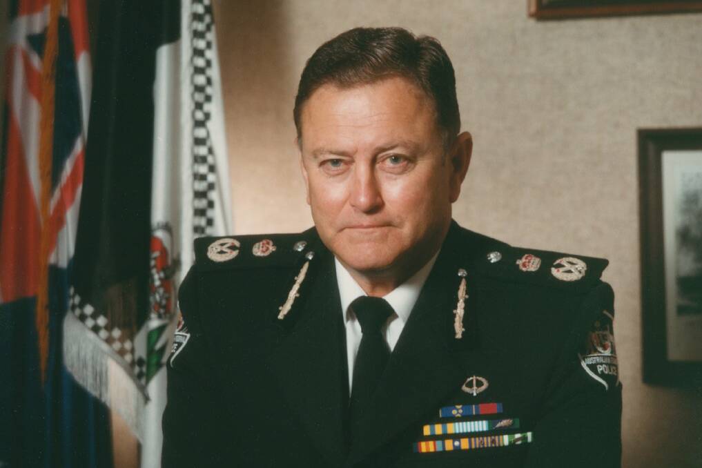 Major General Grey was appointed as the second Commissioner of the AFP in February 1983. Picture: AFP