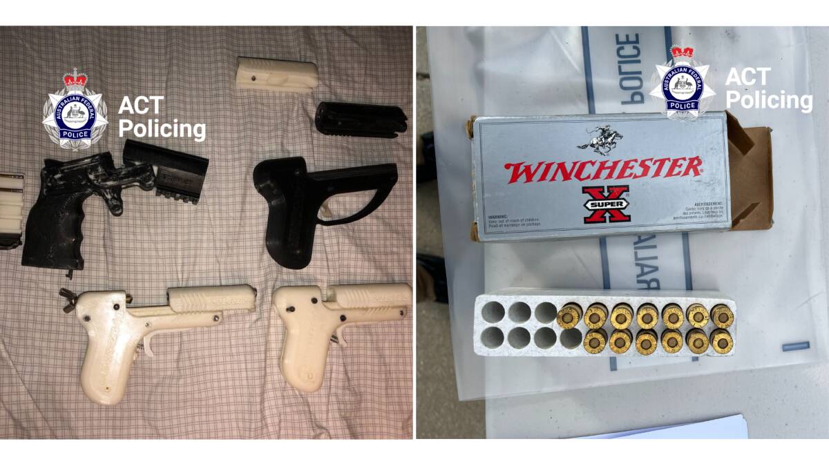 Items police say they seized. Pictures supplied