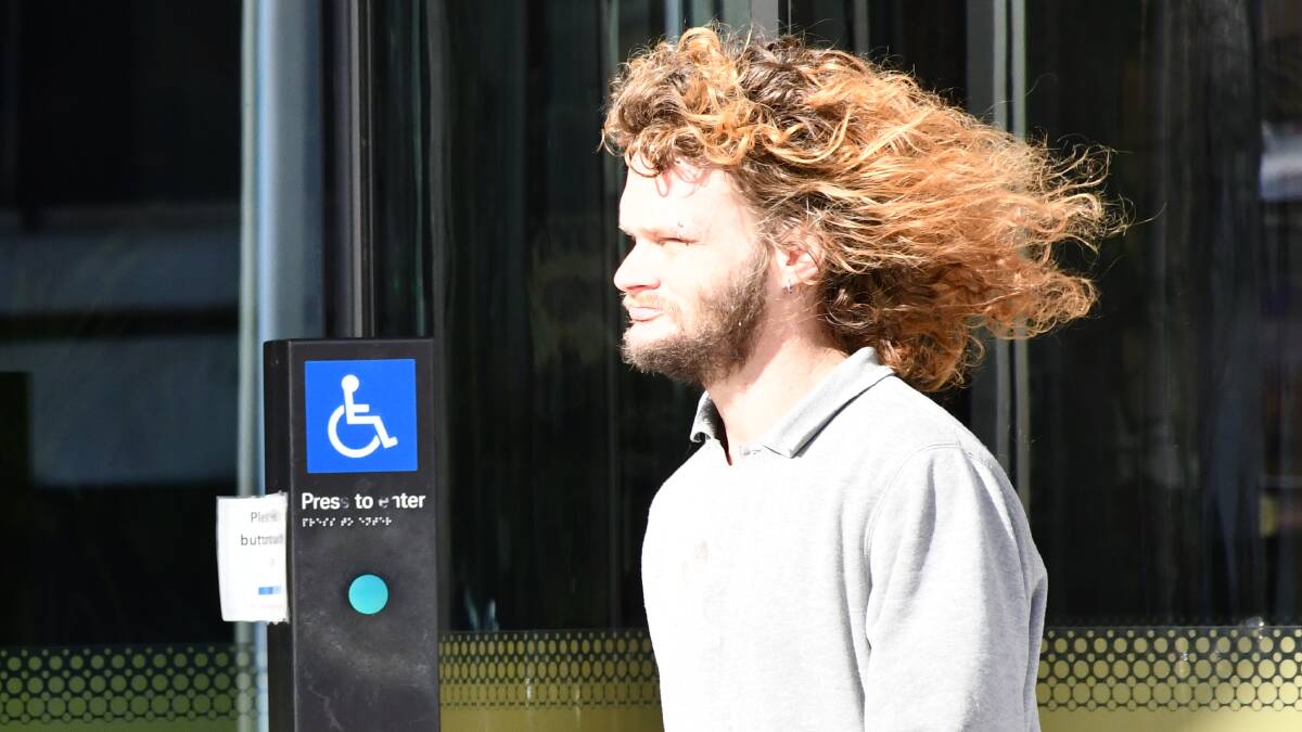 William Bushell leaves court on a previous occasion. Picture by Blake Foden