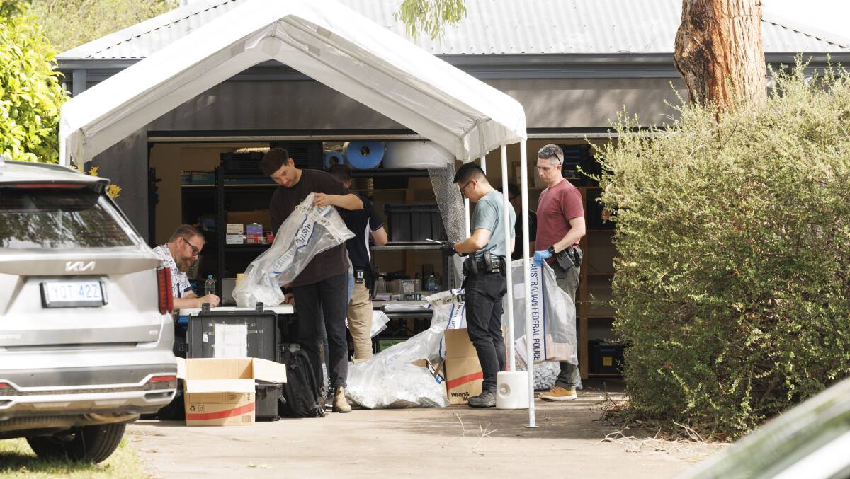 ACT Policing raided a home in O'Connor last year, when they claim to have seized drugs from the territory's largest illegal prescription drug distribution operation. Picture by Keegan Carroll
