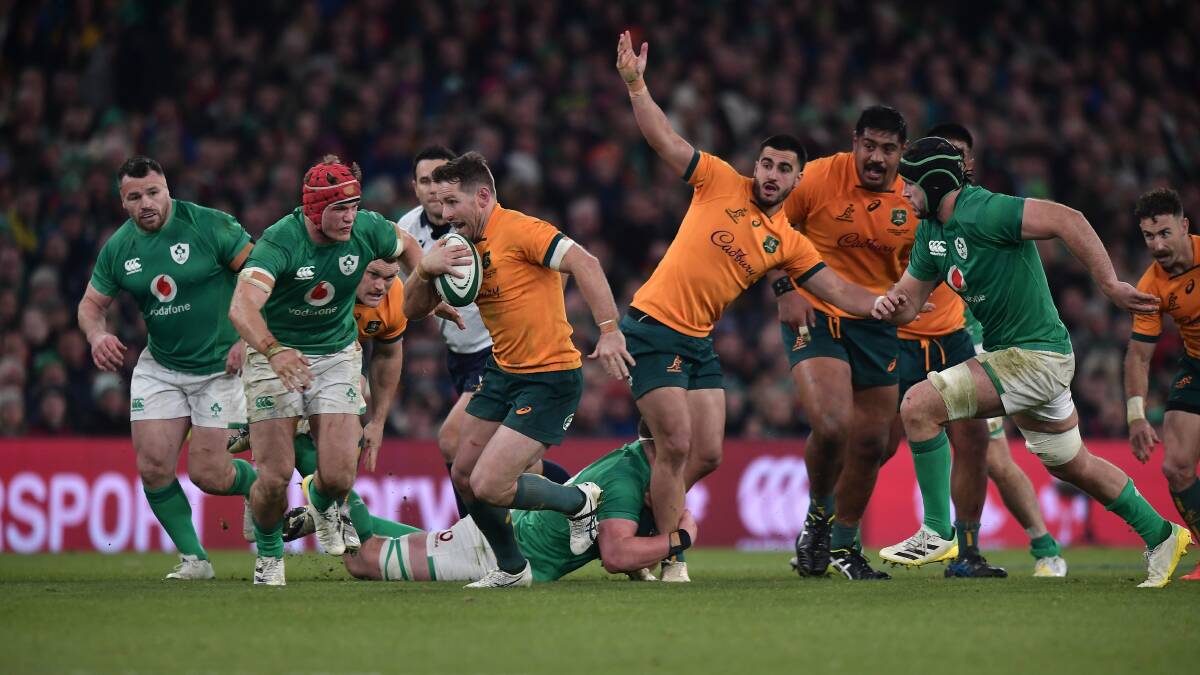 Bernard Foley was solid but not spectacular in Sunday's loss to Ireland. Picture Getty Images