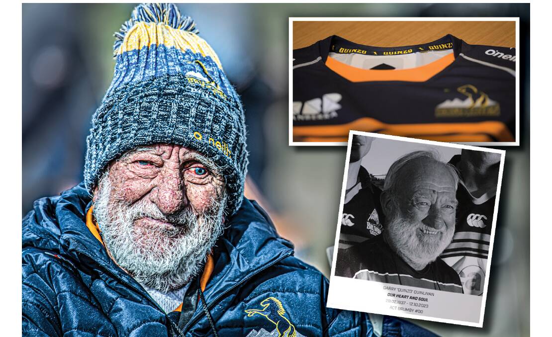 The Brumbies will pay tribute to Garry Quinlivan before Saturday's game against the Force. Pictures by Karleen Minney, Keegan Carroll