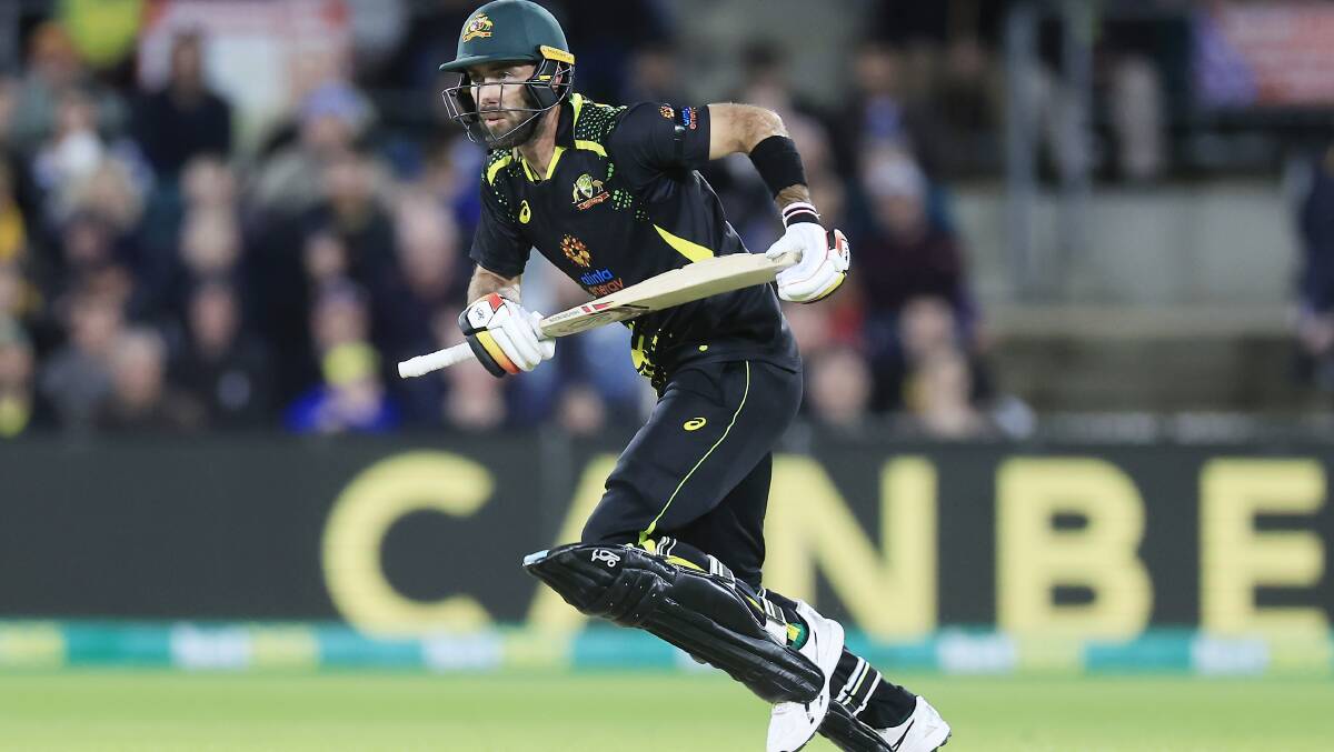 Glenn Maxwell is looking to return to form at Manuka Oval on Friday night. Picture Getty Images