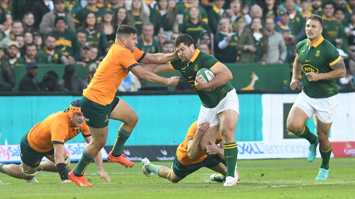 The Wallabies were dominated physically by South Africa in Pretoria. Picture Getty Images