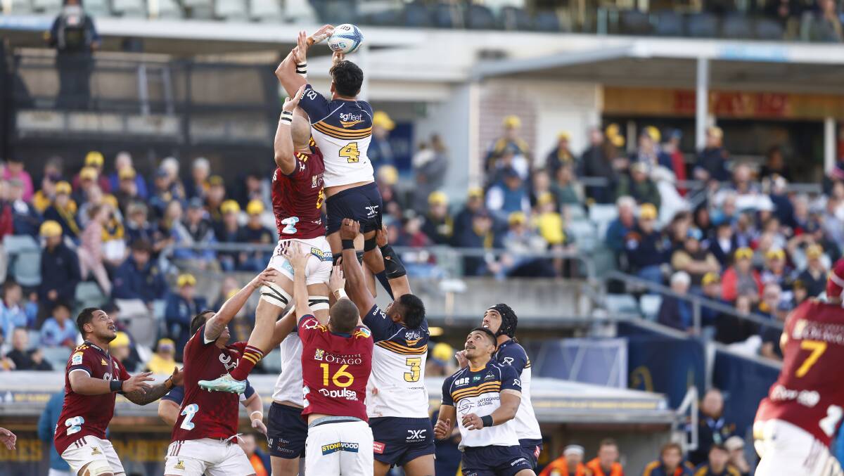 The ACT Brumbies are determined to fight off Rugby Australia's takeover bid. Picture by Keegan Carroll
