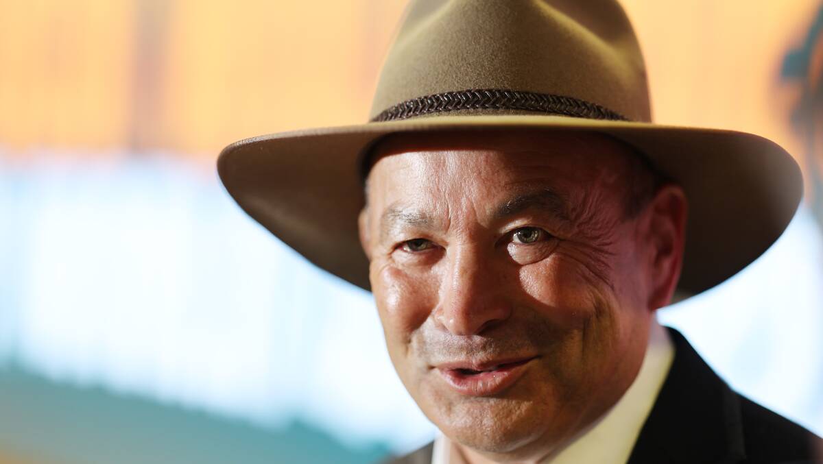 Eddie Jones did not back down from a verbal battle with the media on Thursday. Picture Getty Images