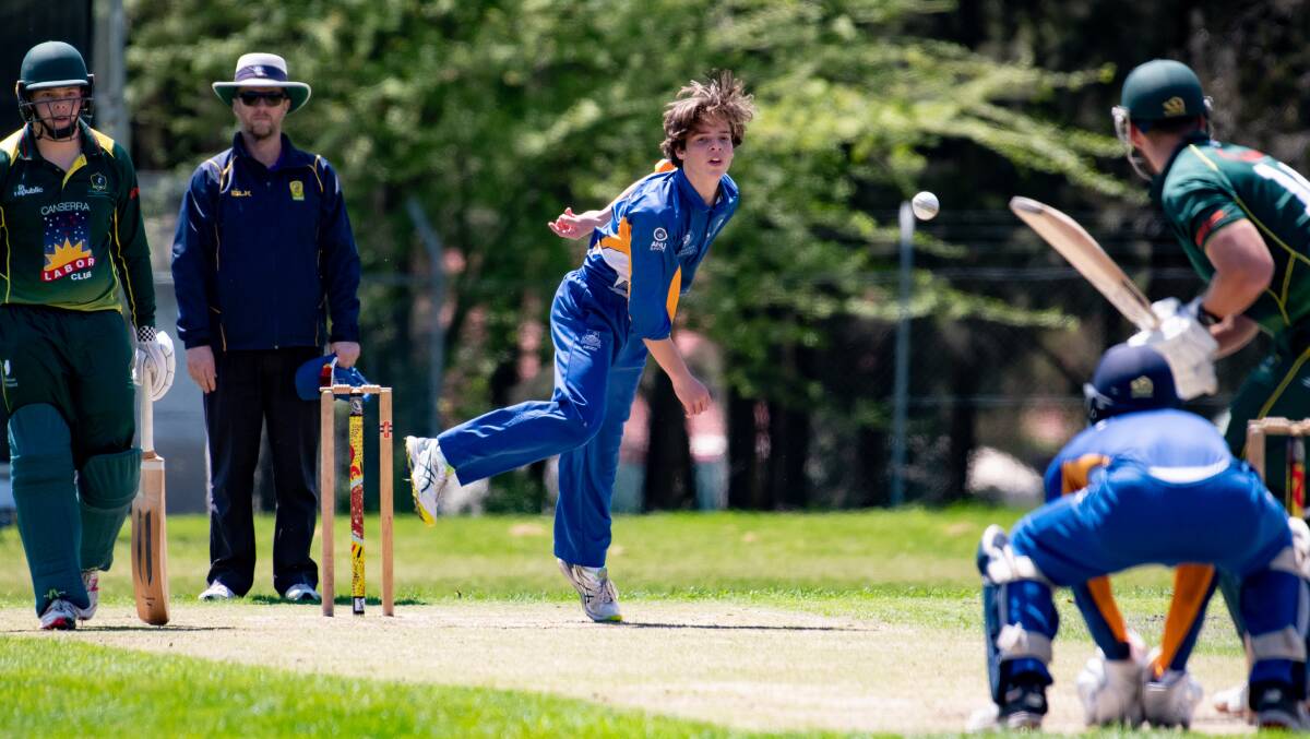 ANU took to the field last weekend, but there was no cricket to be played on Saturday. Picture by Elesa Kurtz