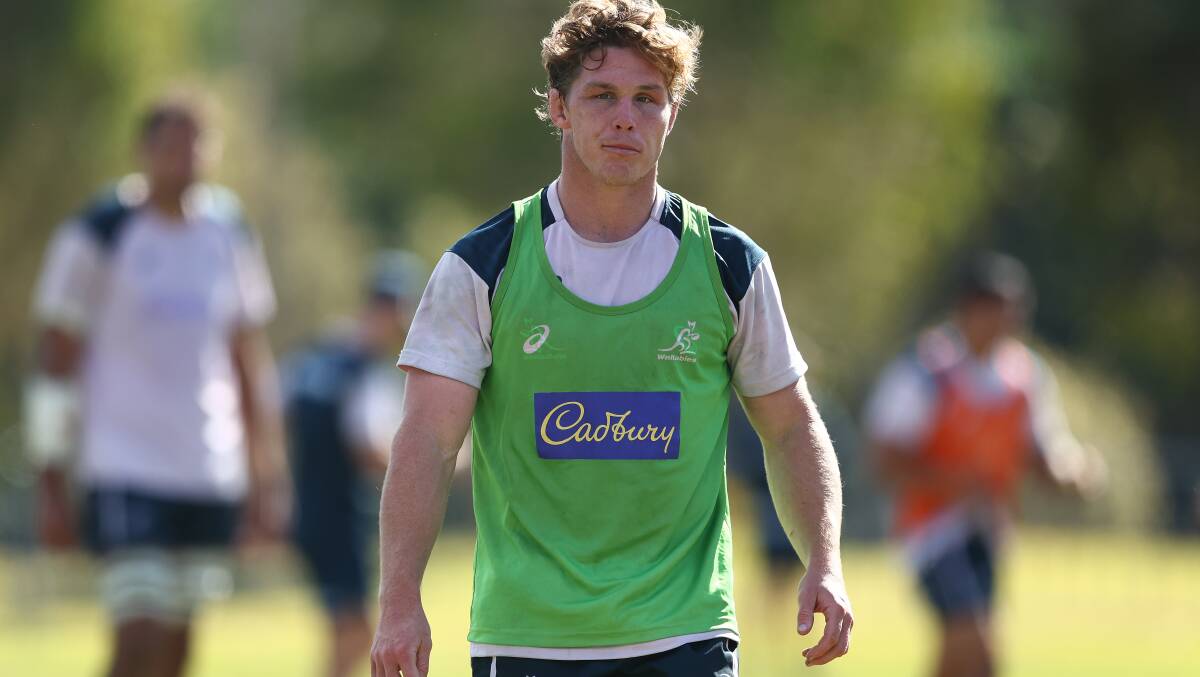 Australian co-captain Michael Hooper has been ruled out of Saturday's clash with the Pumas with a calf injury. Picture Getty Images