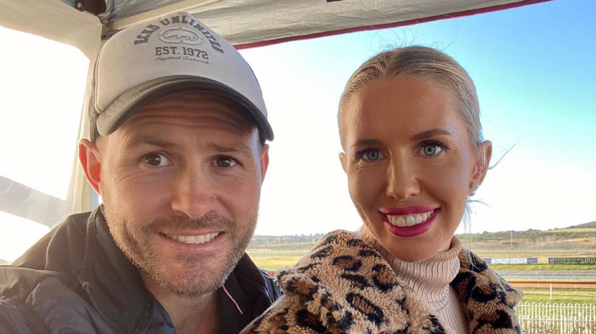 Chynna Marston, right, and fiance Alex Kean have been found guilty of animal neglect charges by Racing NSW stewards. Picture Instagram