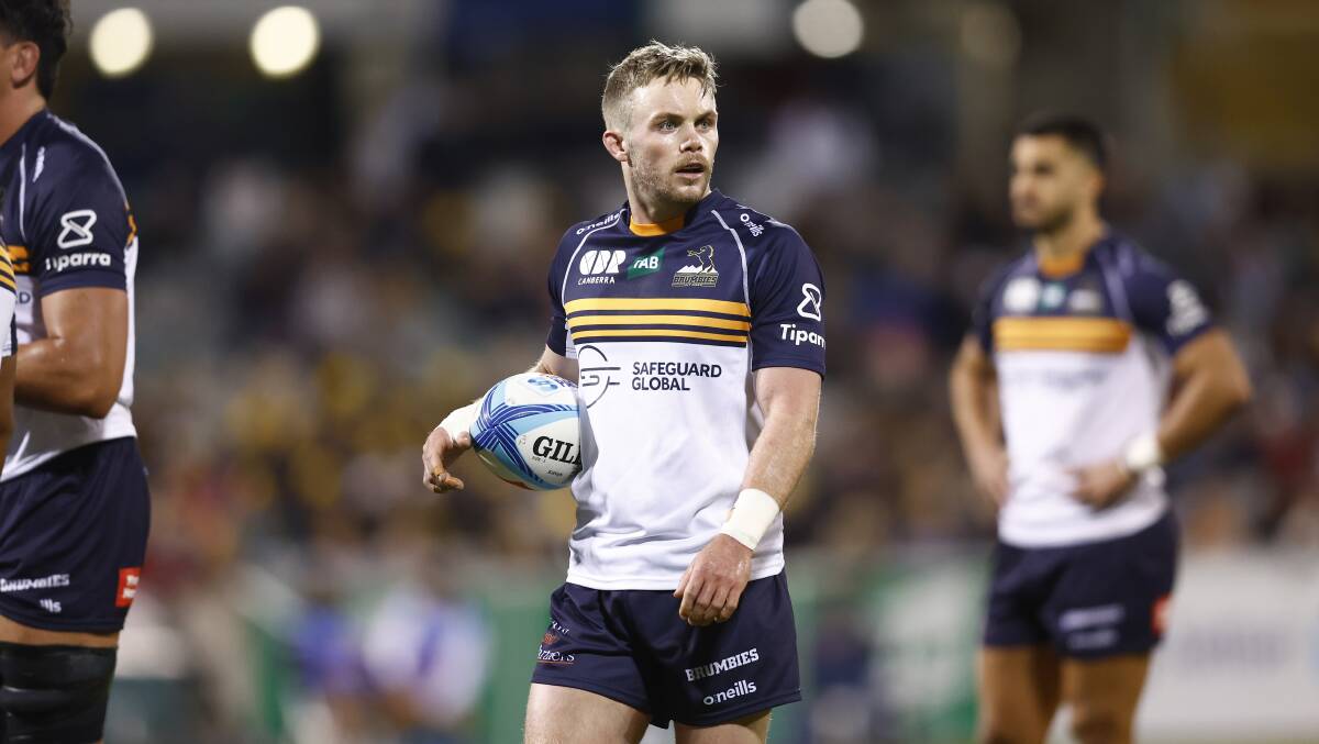 Ryan Lonergan has stepped into the ACT Brumbies captaincy role to start the Super Rugby season. Picture by Keegan Carroll
