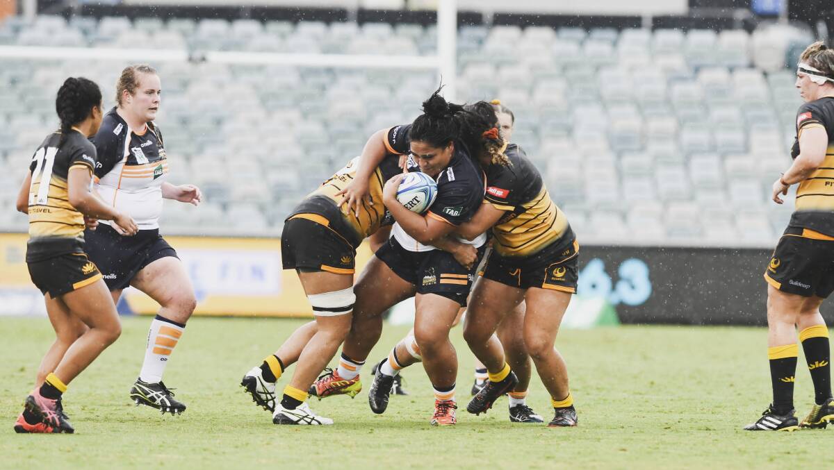 Brumbies forward Iris Verebalavu is eager to play in Fiji. Picture by Dion Georgopoulos