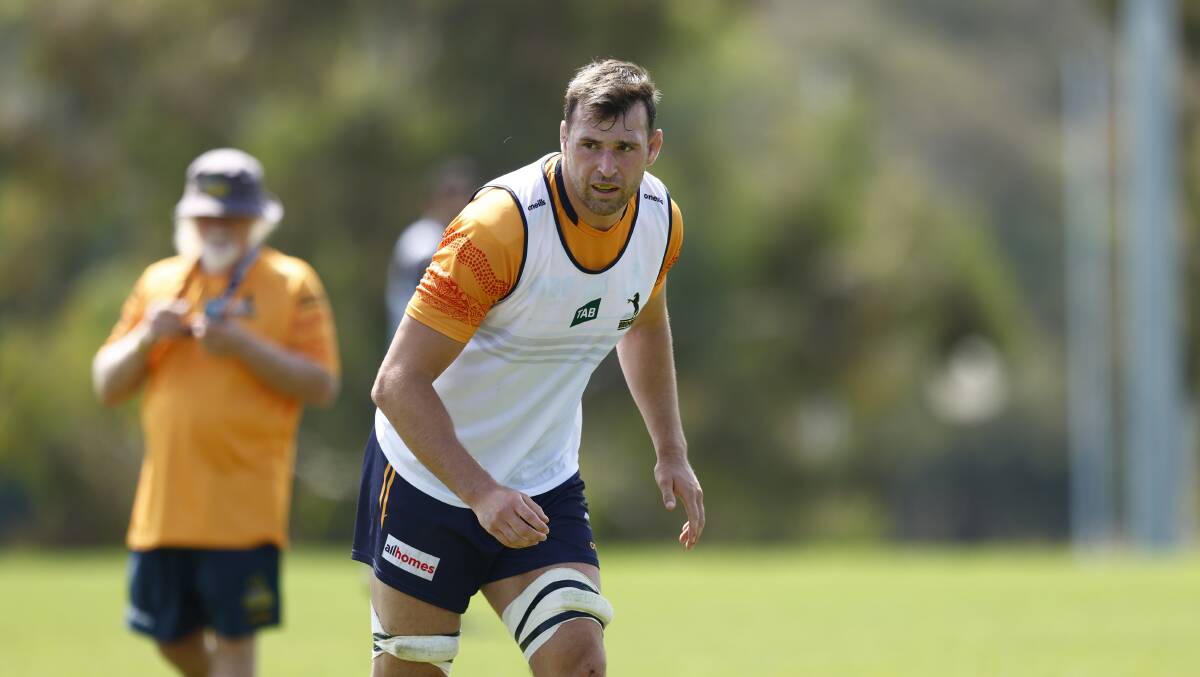 Nick Frost is set to return for the Brumbies in Saturday's trial against the Force. Picture by Keegan Carroll