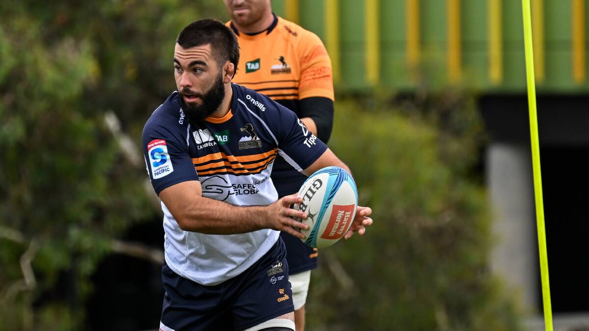 ACT Brumbies forward Luke Reimer has declared his allegiance to rugby union with a new two-year deal. Picture by Elesa Kurtz