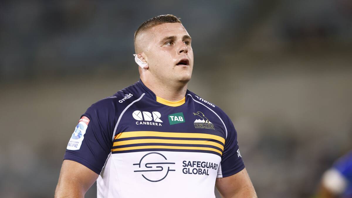 Brumbies rookie Blake Schoupp has been called into the Wallabies squad. Picture by Keegan Carroll