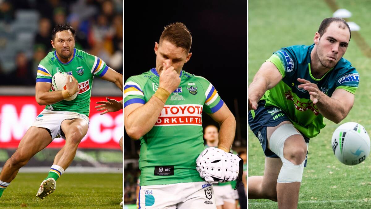 Jordan Rapana has shifted to fullback, Jarrod Croker is out, and Adrian Trevilyan is set for long-awaited comeback. Pictures file