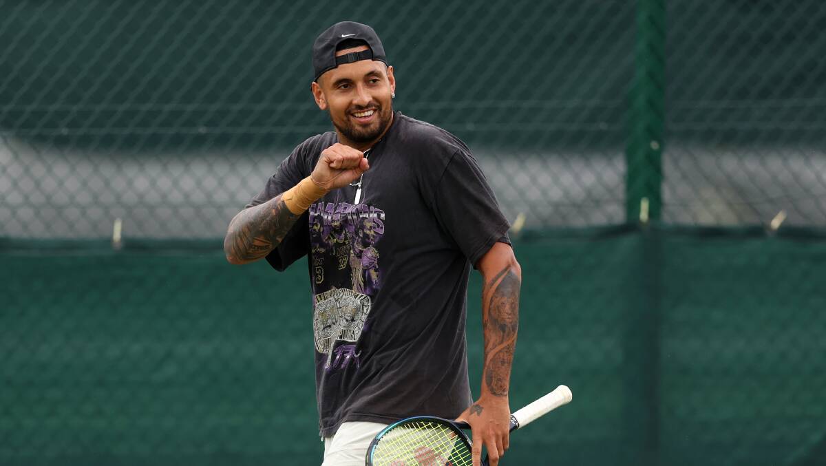 There is a push for Nick Kyrgios to play in Canberra. Picture Getty Images