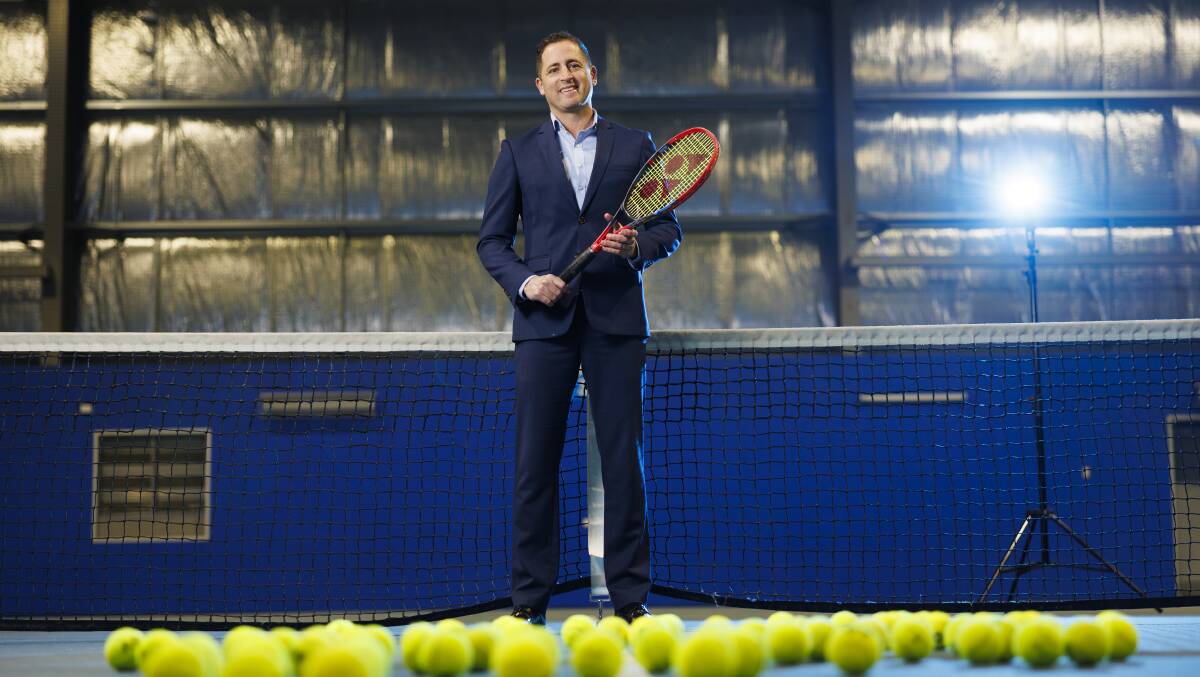 New Tennis ACT chief executive Mark La Brooy has outlined his vision for the sport in the region. Picture by Keegan Carroll