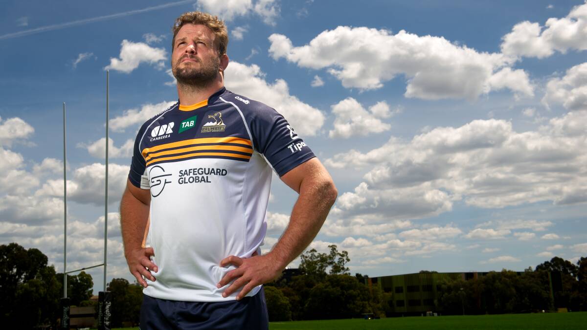 ACT Brumbies veteran James Slipper has his sights set on a Super Rugby title and World Cup in 2023. Picture by Elesa Kurtz