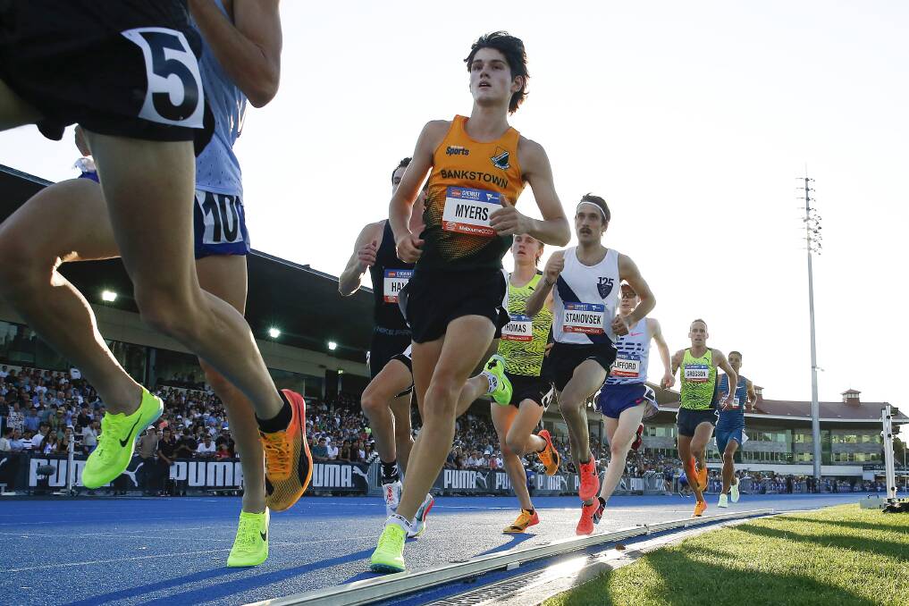 Canberra running prodigy Cam Myers has made an instant impact since stepping into elite seniors racing. Picture Getty Images