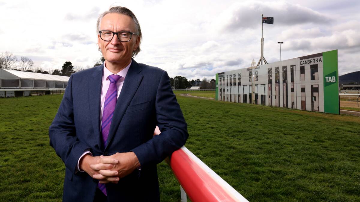 Canberra Racing Club chief executive Darren Pearce has unveiled a landmark new partnership. Picture by James Croucher