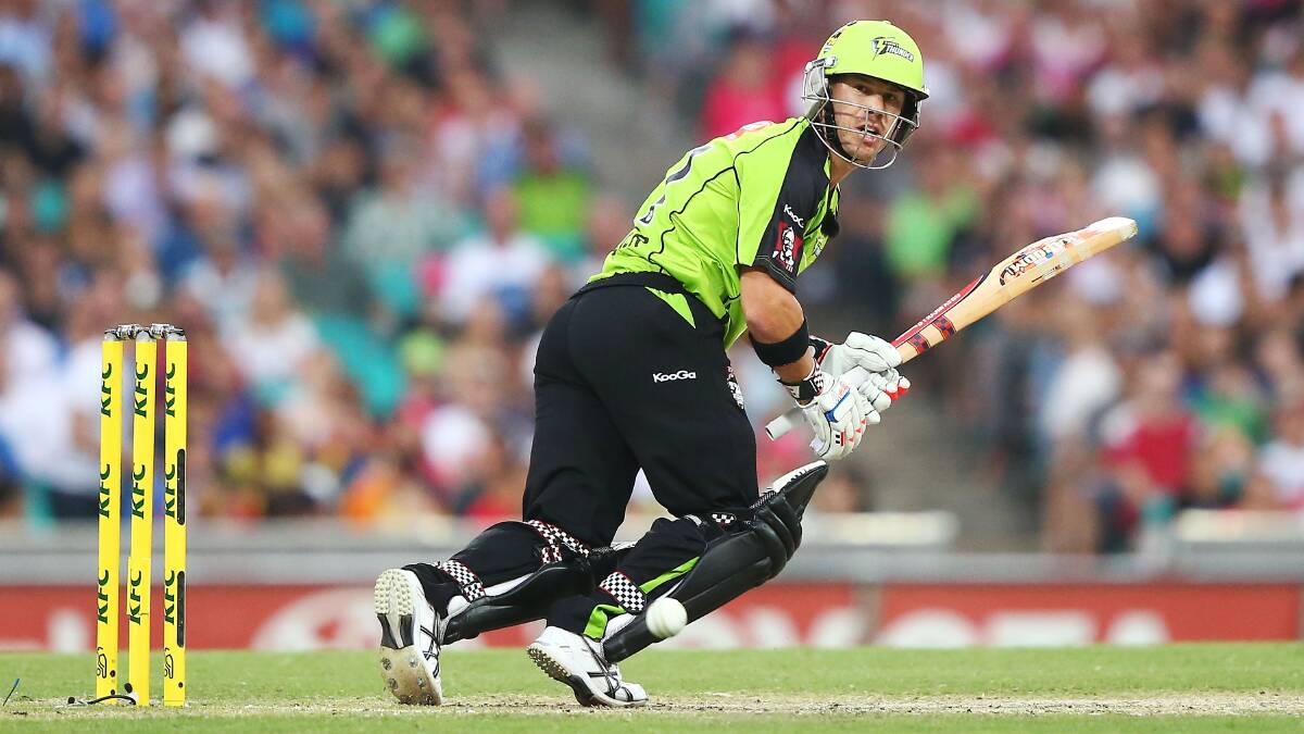 David Warner will make a long-awaited return for the Sydney Thunder next month. Picture Getty Images