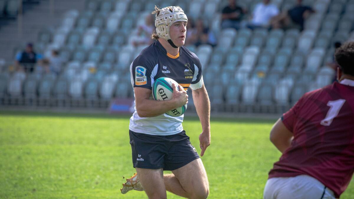 Angus Staniforth was among the Brumbies best in Saturday's win over Queensland. Picture Queensland Reds