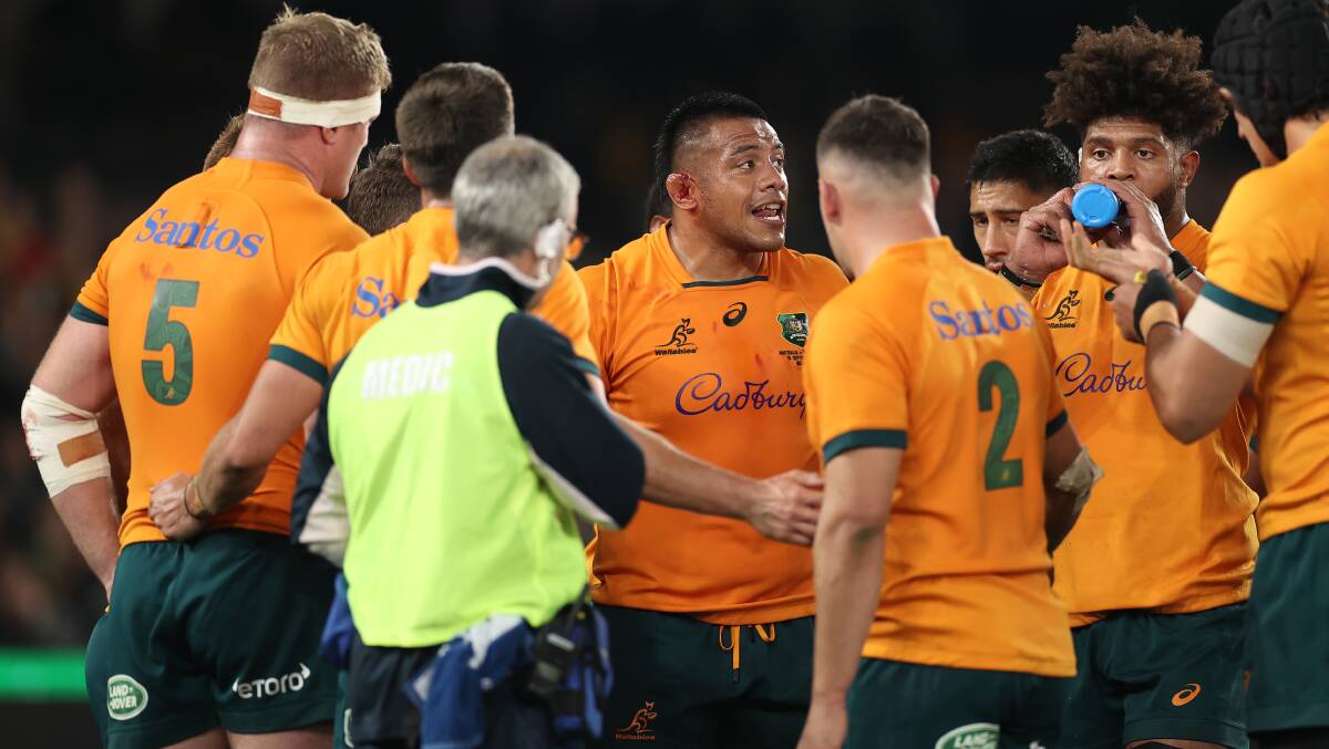 Brumbies captain Allan Alaalatoa is leading the Wallabies forward. Picture Getty Images