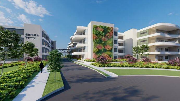 Artist's impression of the seniors' independent living development at Lakewood Drive, Merimbula. Picture supplied 