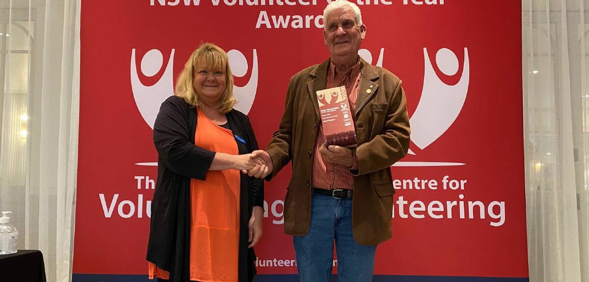 Pambula Rotary volunteer Daryl Dobson has been named South Coast Volunteer of the Year. 