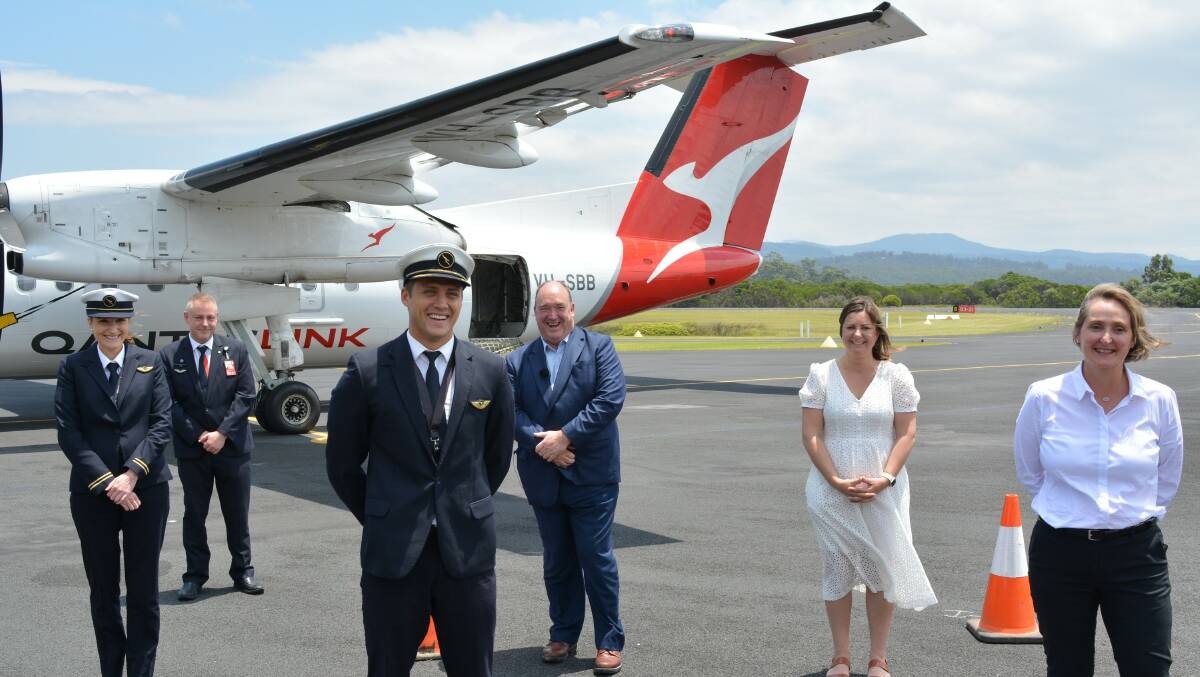 Qantas announced it was coming to Merimbula in December 2020 and started its Melbourne flights in March 2021. Picture file