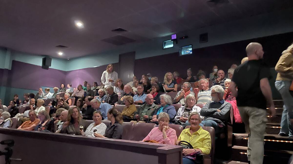 The cinema filling up before the start of the film. Picture by Denise Dion