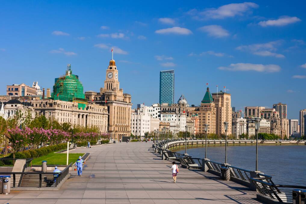 The Bund in Shanghai will have you wondering where you are. Picture Shutterstock