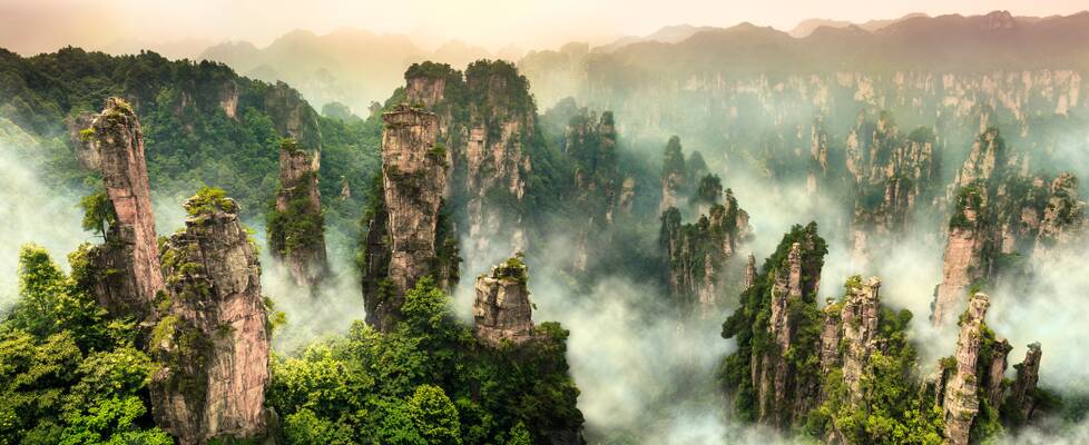 The ethereal beauty of Zhangjiajie National Park. Picture Shutterstock