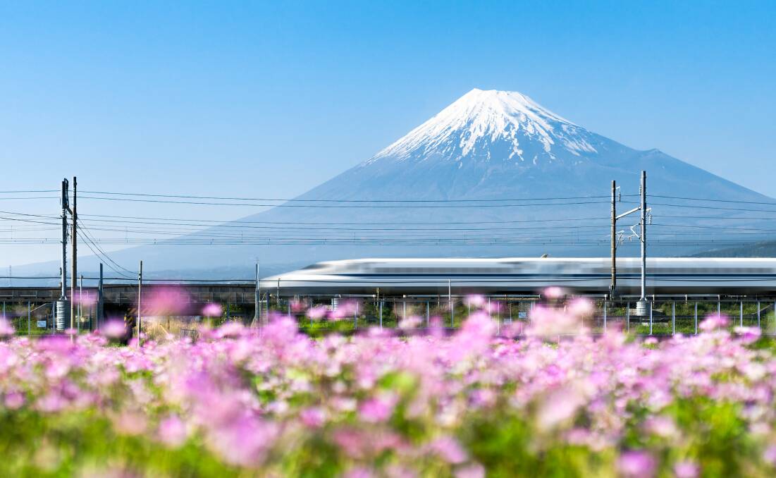Shinkansen Bullet train. Picture Shutterstock