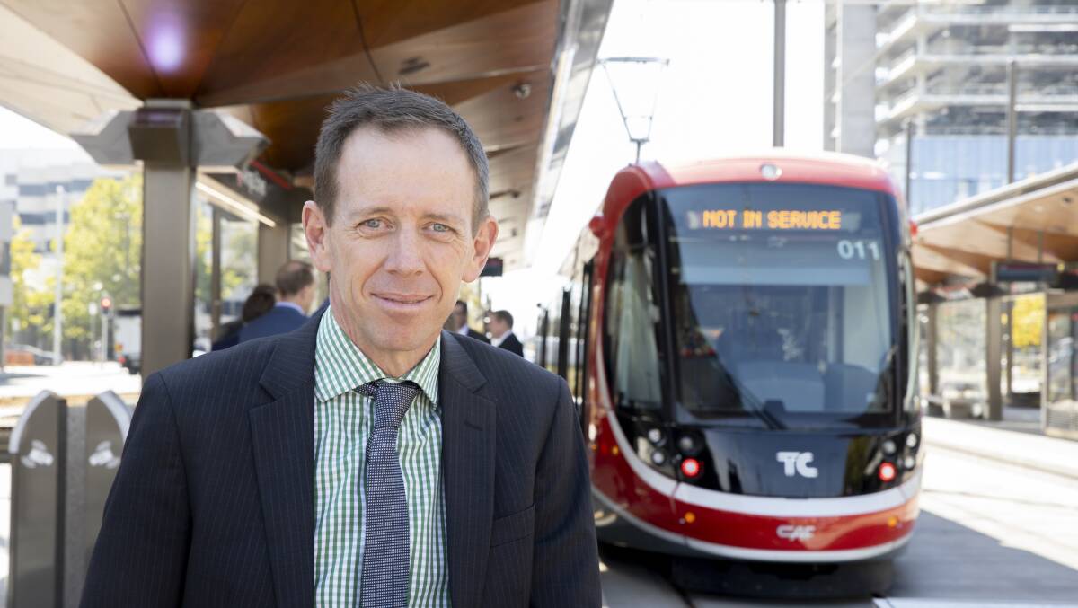 An opinion piece by Transport Minister Shane Rattenbury on the future of light rail has been met with both bouquets and brickbats. Picture by Sitthixay Ditthavong. 