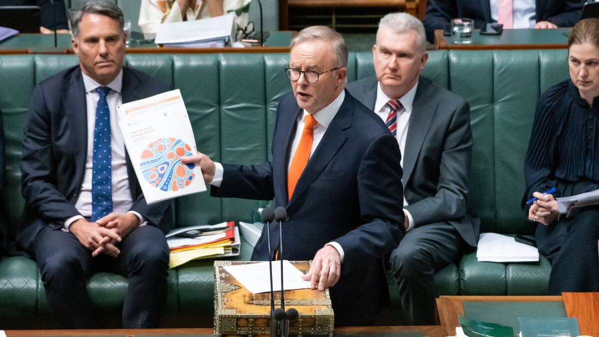 Anthony Albanese is asking Australians to make history by voting "Yes" for an Indigenous Voice to Parliament and executive government. Picture by Elesa Kurtz