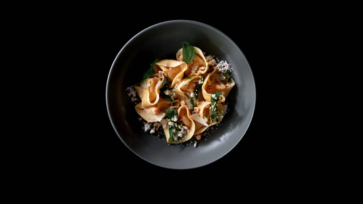 Pumpkin and mascarpone tortellini with sage burnt butter. Picture supplied