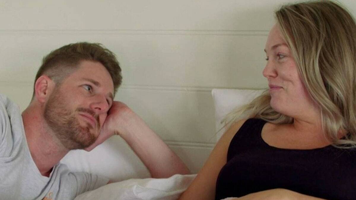 Bryce and Melissa from Married at First Sight are not setting a good example. Picture: Supplied