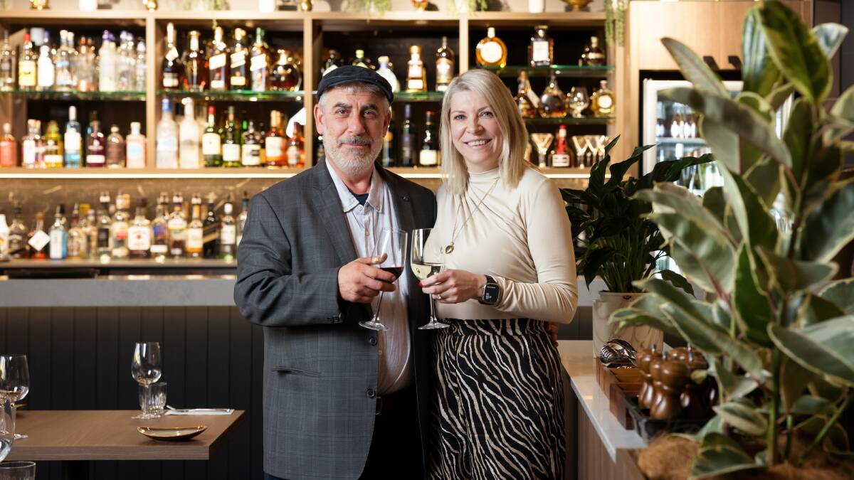 Husband and wife team Sukru Kocak and Tania Vereschildt-Kocak have opened Anatolia Mediterranean Restaurant in Erindale. Picture by Sitthixay Ditthavong