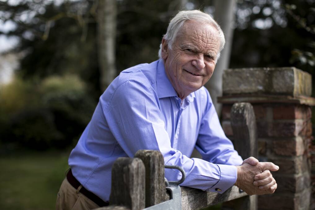 Jeffrey Archer handwrites 14 or 15 drafts of each book before he shows the publisher. Picture by Toby Madden