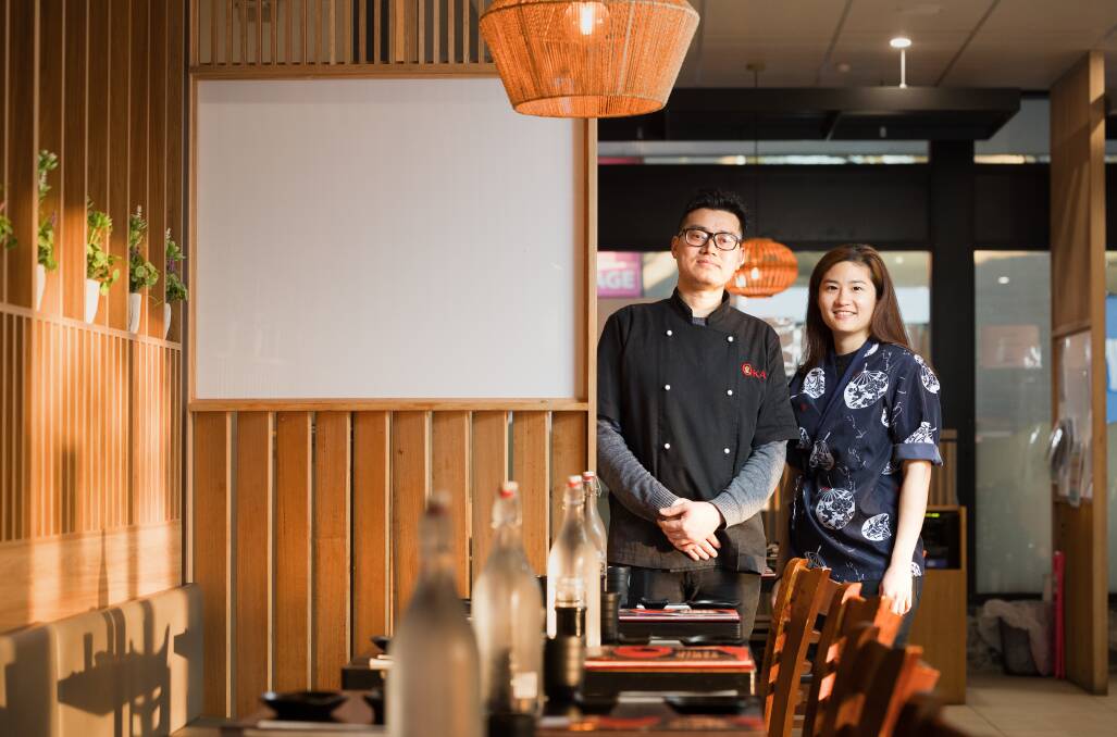 Head chef Manohar Gharti and manager Michele Tai. 