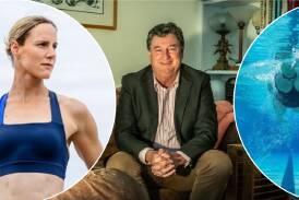 Bronte Campbell spent seven weeks living with former sports journalist Tim Gavel. Pictures Karleen Minney, supplied