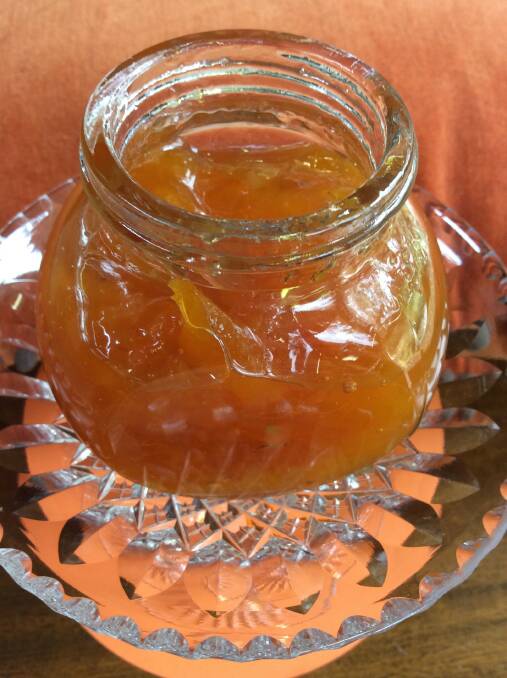 David Denham's cumquat marmalade. Picture: Susan Parsons
